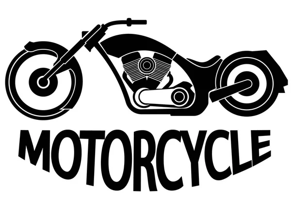 Ancienne moto vintage — Image vectorielle