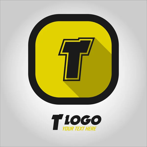 T logo sjabloon. vector illustratie EPS-10 — Stockvector