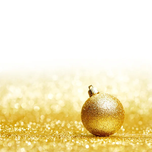Glitter palla di Natale — Foto Stock