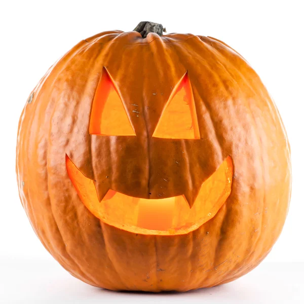 Halloween pumpkin on white — Stock Photo, Image