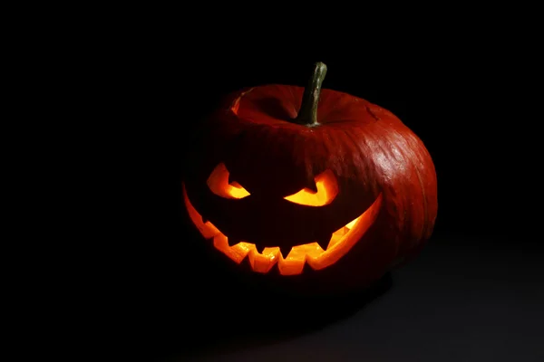 Zła halloween dynia — Zdjęcie stockowe