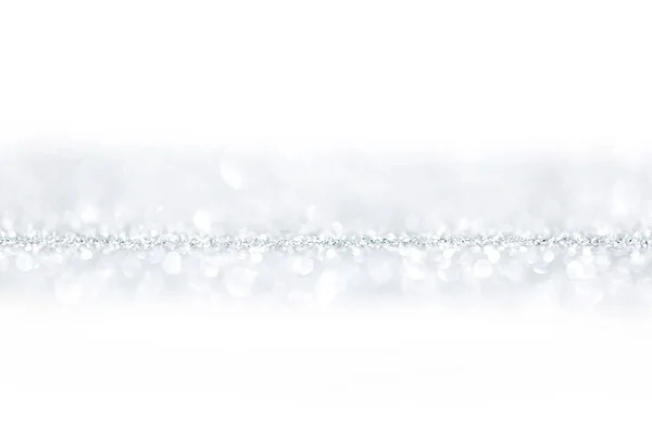 Shiny silver defocused background — Stock Photo, Image