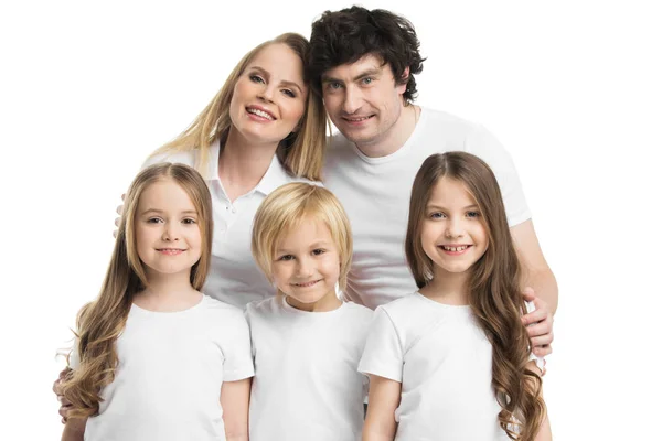Retrato de familia con hijos —  Fotos de Stock