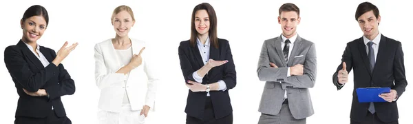 Set of business people — Stock Photo, Image