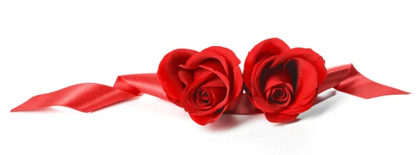 Coração em forma de rosas — Fotografia de Stock