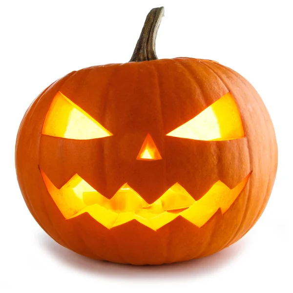 Halloween Pumpkin on white Stock Picture