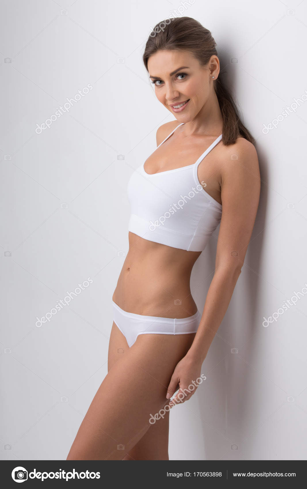Beautiful woman in underwear Stock Photo by ©yellow2j 170563898