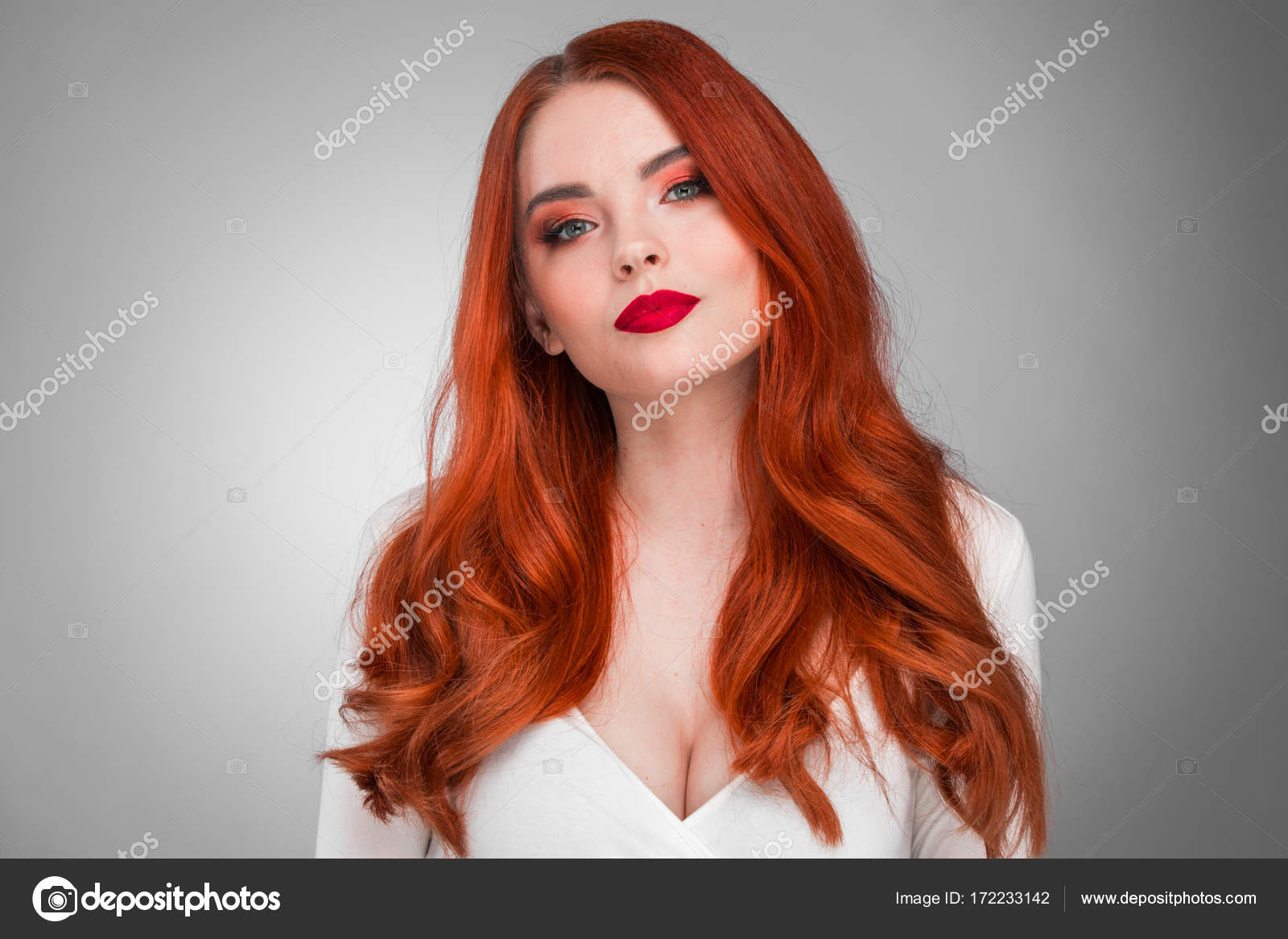 Gorgeous Redhead Girl Stock Photo Gorgeous Redhead Girl Stock Photo