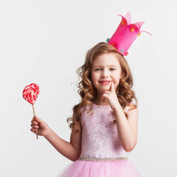 Mała księżniczka candy — Zdjęcie stockowe