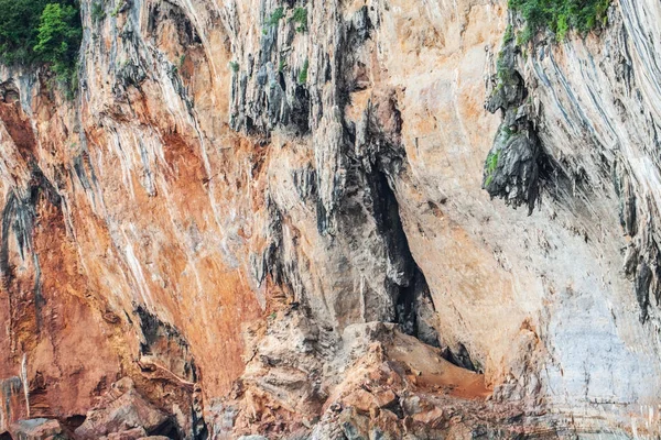 Superfície da rocha calcária — Fotografia de Stock