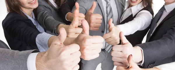 Many thumbs up — Stock Photo, Image