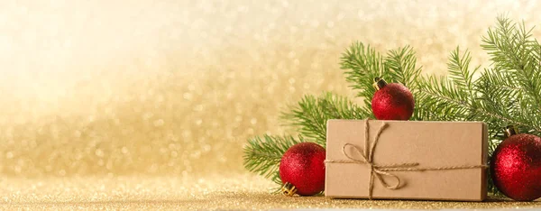 Vánoční dárky a ozdoby — Stock fotografie