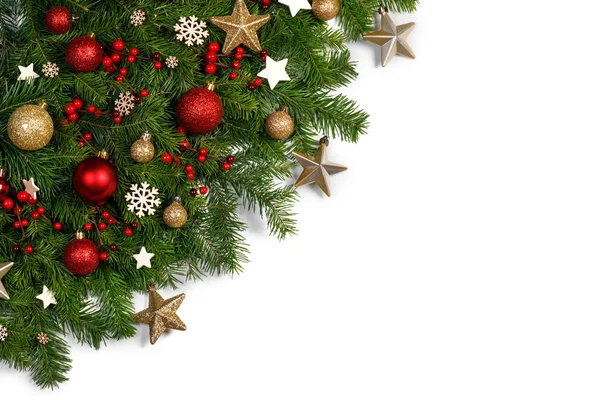 Vánoční dekorace rámec — Stock fotografie