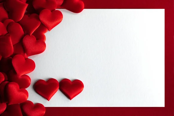 Walentynki serca ramki — Zdjęcie stockowe