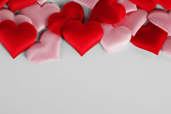 Sevgililer günü kalpleri çerçeve — Stok fotoğraf