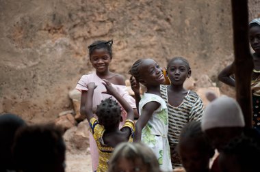 Kırsal alanda Afrikalı Çocuk