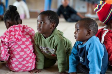 Kırsal alanda Afrika okul