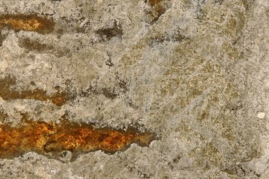 Rusty yakından galvaniz demir