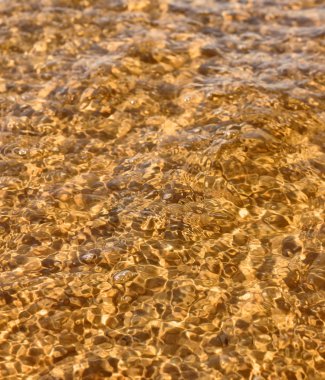 Dalga deniz kumsalda Üstten Görünüm