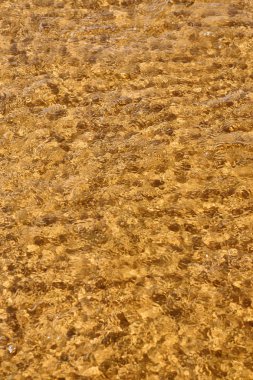 Dalga deniz kumsalda Üstten Görünüm