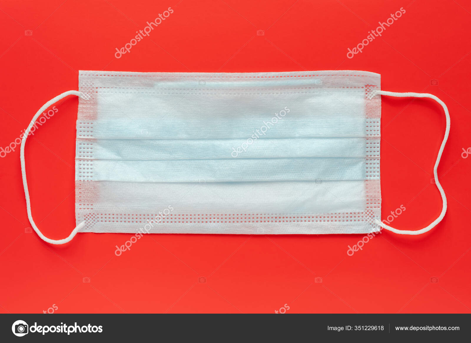red surgical mask red surgical mask