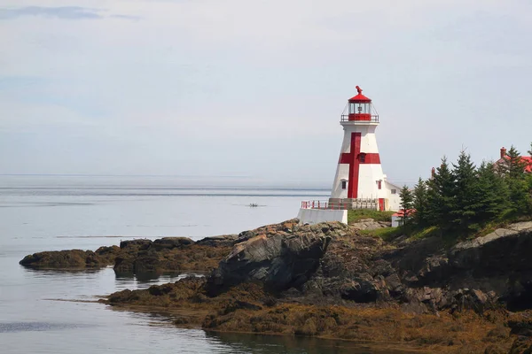 Head Habour Lightstation - Campobello Island New Brunswick Canad — Stock Photo, Image