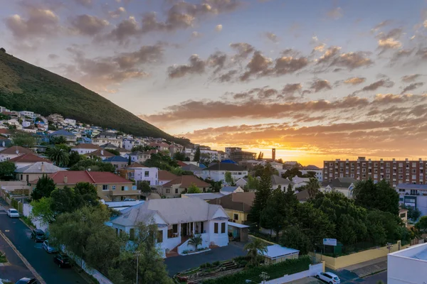 Ηλιοβασίλεμα πάνω από το Κέιπ Τάουν — Φωτογραφία Αρχείου