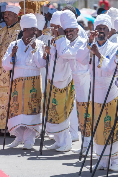 Célébrations du Timket 2016 en Ethiopie - Medehane Alem Tabot — Photo