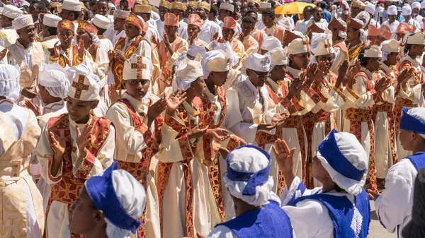 2016 Timket kutlamaları Etiyopya - Medehane Alem Tabot — Stok fotoğraf