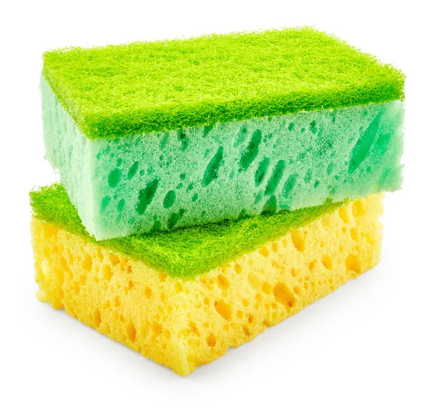 Color kitchen sponges — Stock Photo, Image