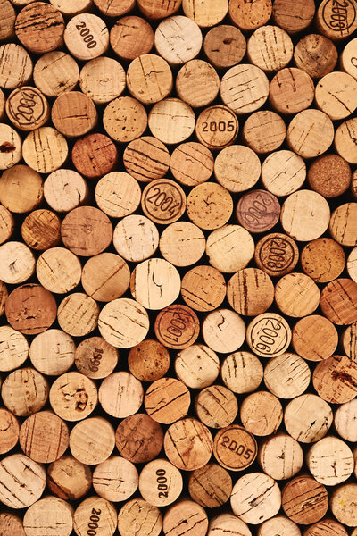 Wine corks background