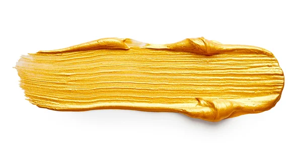 Gouden penseelstreek — Stockfoto