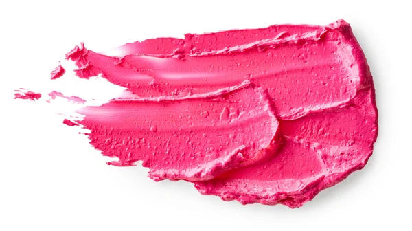 Vlekkerig roze lippenstift — Stockfoto