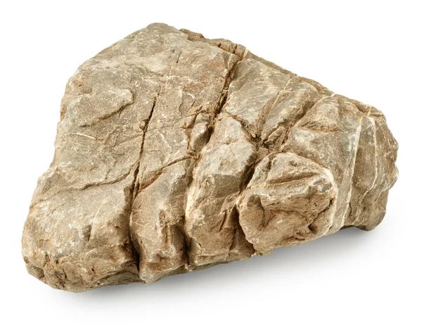 Большой изолированный камень — стоковое фото