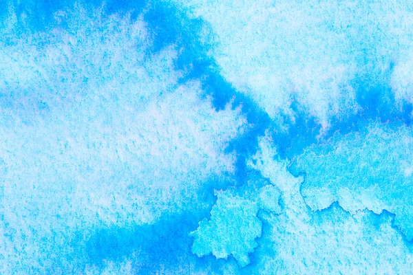 Aquarela azul pintura fundo — Fotografia de Stock
