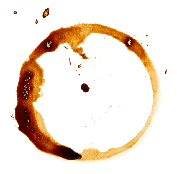 咖啡杯污渍 — 图库照片