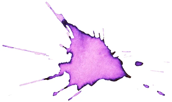 紫色颜料墨水 — 图库照片