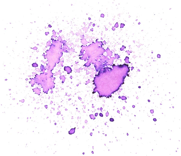 紫色颜料墨水 — 图库照片