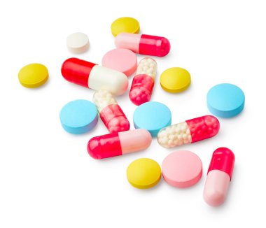renkli hapları veya vitaminler