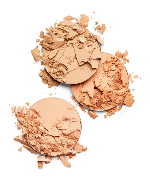 Crushed face powder and blush — Stock Photo, Image