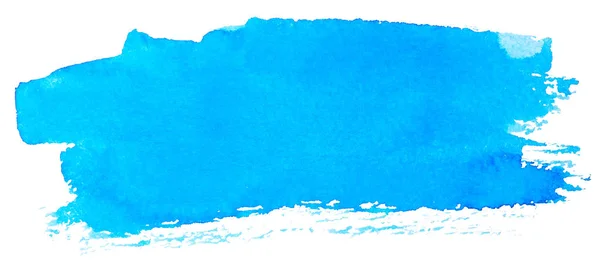 Coups de peinture bleu — Photo