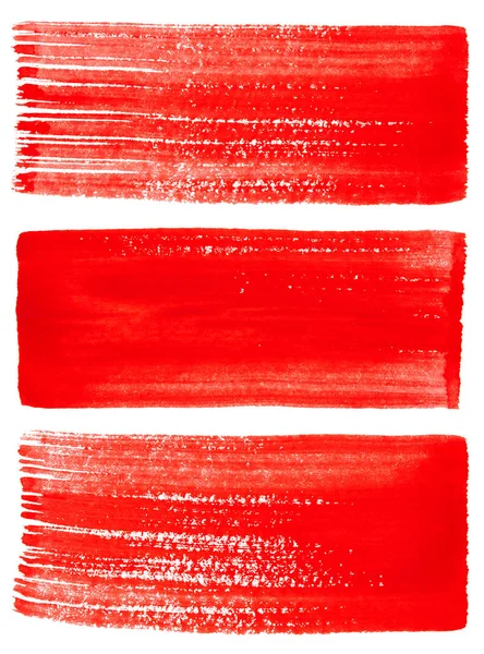 Red Brush strokes — Stock Photo, Image