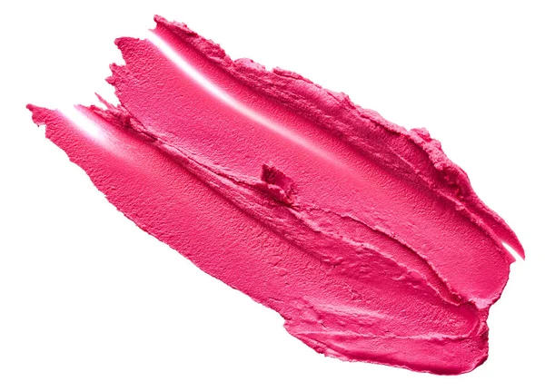 Vlekkerig roze lippenstift — Stockfoto