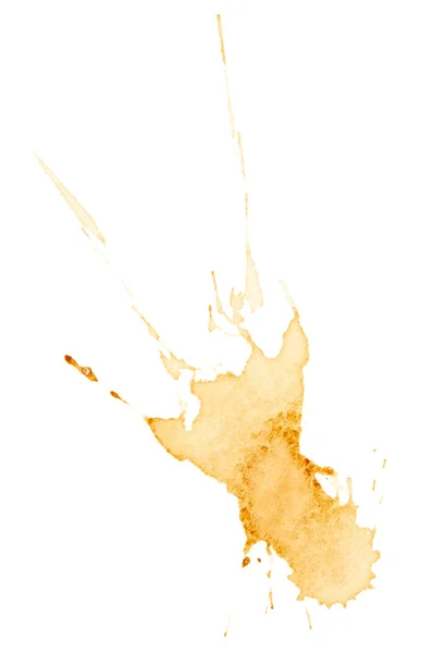Coffee Brush stain — Stock Photo, Image