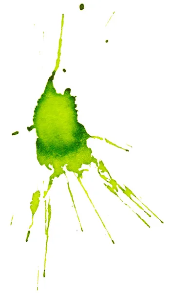 緑のブラシ汚れ — ストック写真