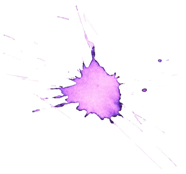 Фіолетовий пензля пляма — стокове фото