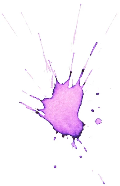 紫のブラシ汚れ — ストック写真