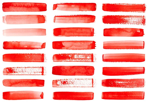 Red Brush strokes — Stock Photo, Image