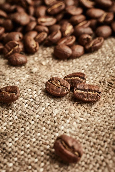 Geröstete Kaffeebohnen — Stockfoto