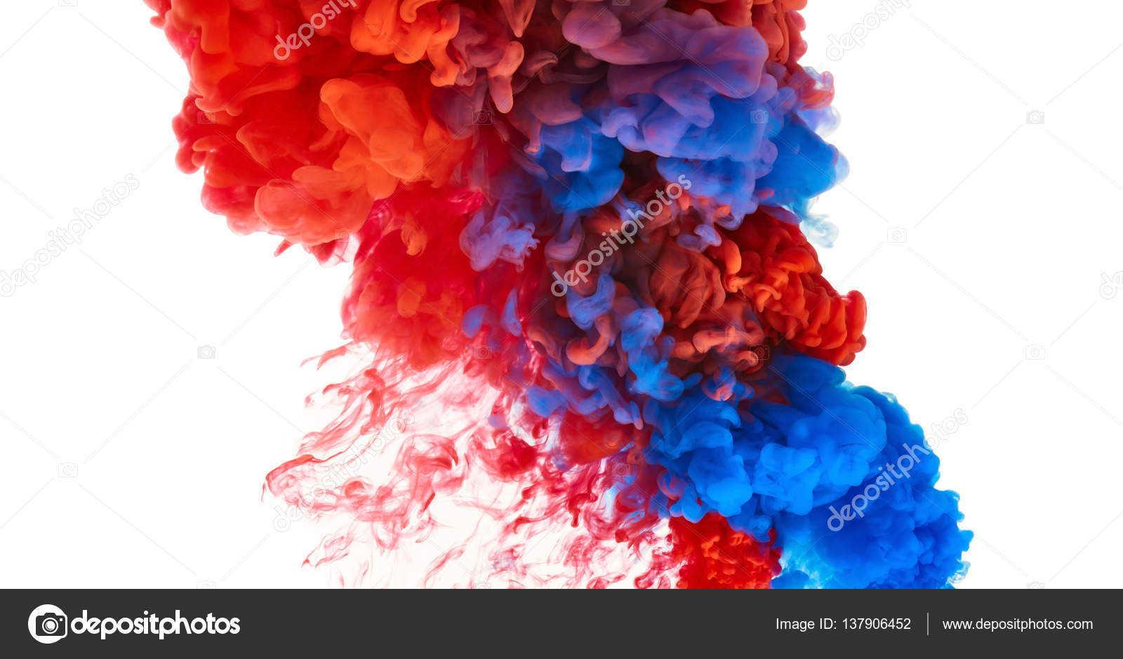 Drops Ink in water — Stock Photo © Nik_Merkulov 137906452